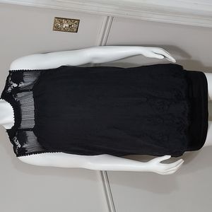 Worthington, 2x, Sleeveless Lace Tunic